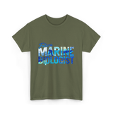 Future Marine Biologist Marine Biology T-Shirt - Military Green