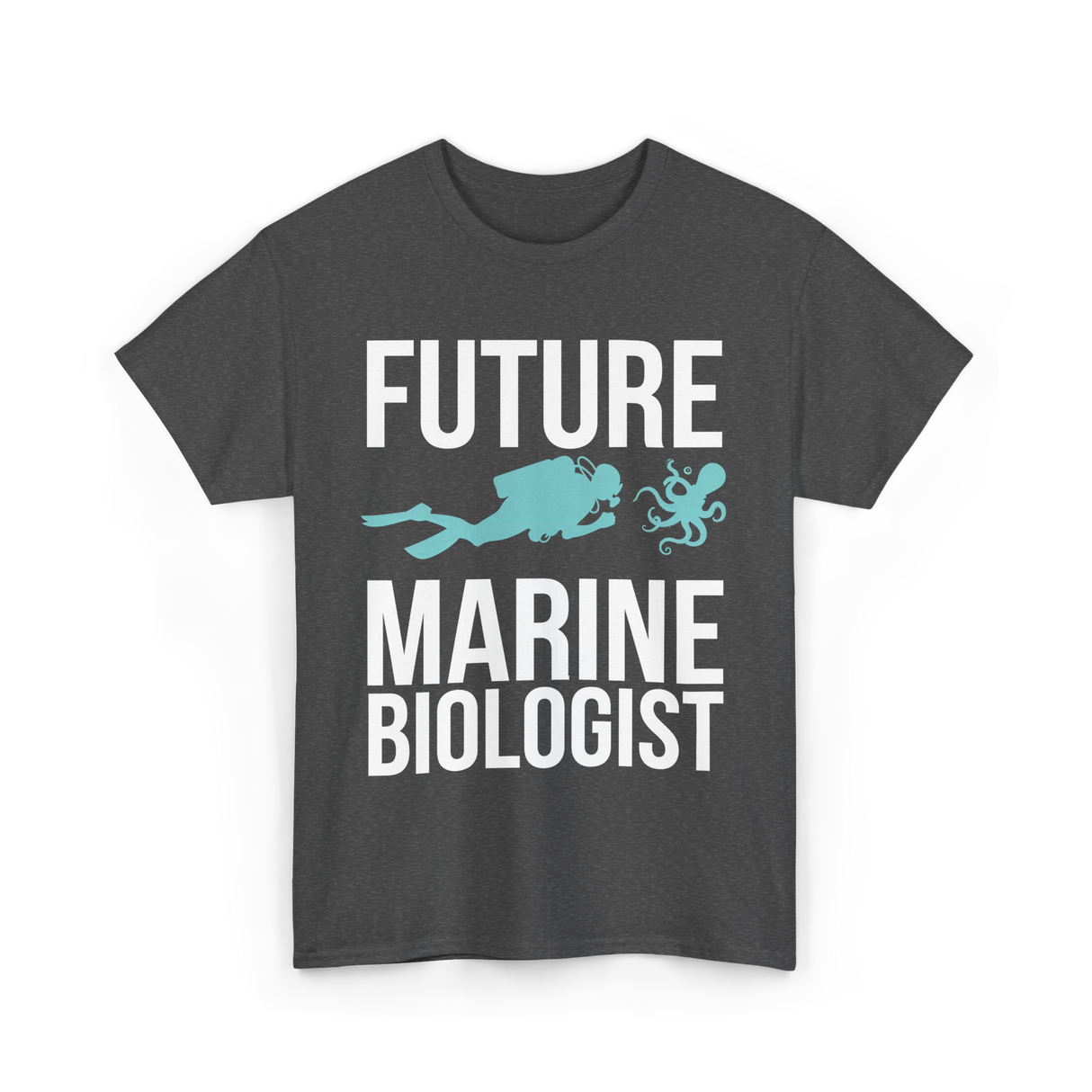 Future Marine Biologist Marine Biology T-Shirt - Dark Heather