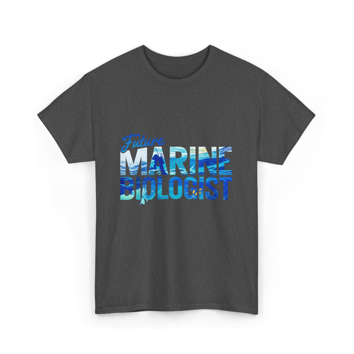 Future Marine Biologist Marine Biology T-Shirt - Dark Heather