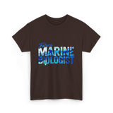 Future Marine Biologist Marine Biology T-Shirt - Dark Chocolate