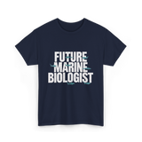 Future Marine Biologist Marine Biology T-Shirt - Navy