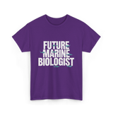 Future Marine Biologist Marine Biology T-Shirt - Purple