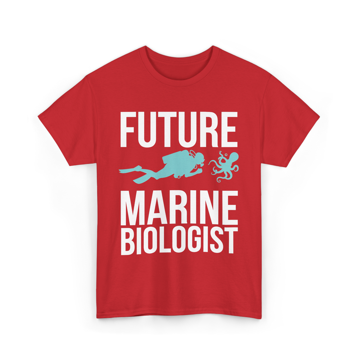 Future Marine Biologist Marine Biology T-Shirt - Red