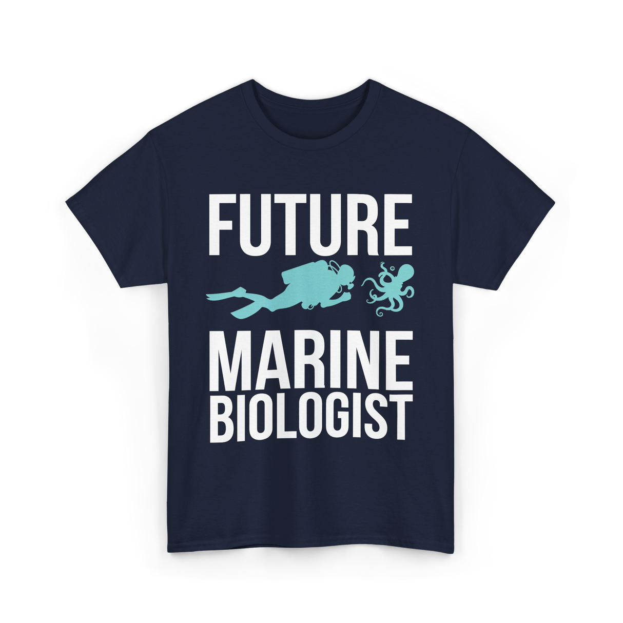 Future Marine Biologist Marine Biology T-Shirt - Navy