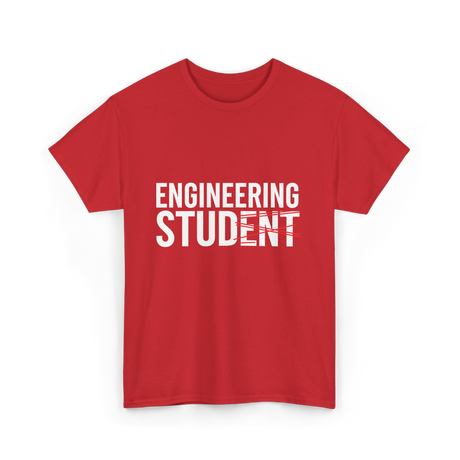 Future Mechanical Engineer Engineering T-Shirt - Red