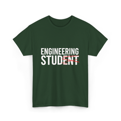 Future Mechanical Engineer Engineering T-Shirt - Forest Green