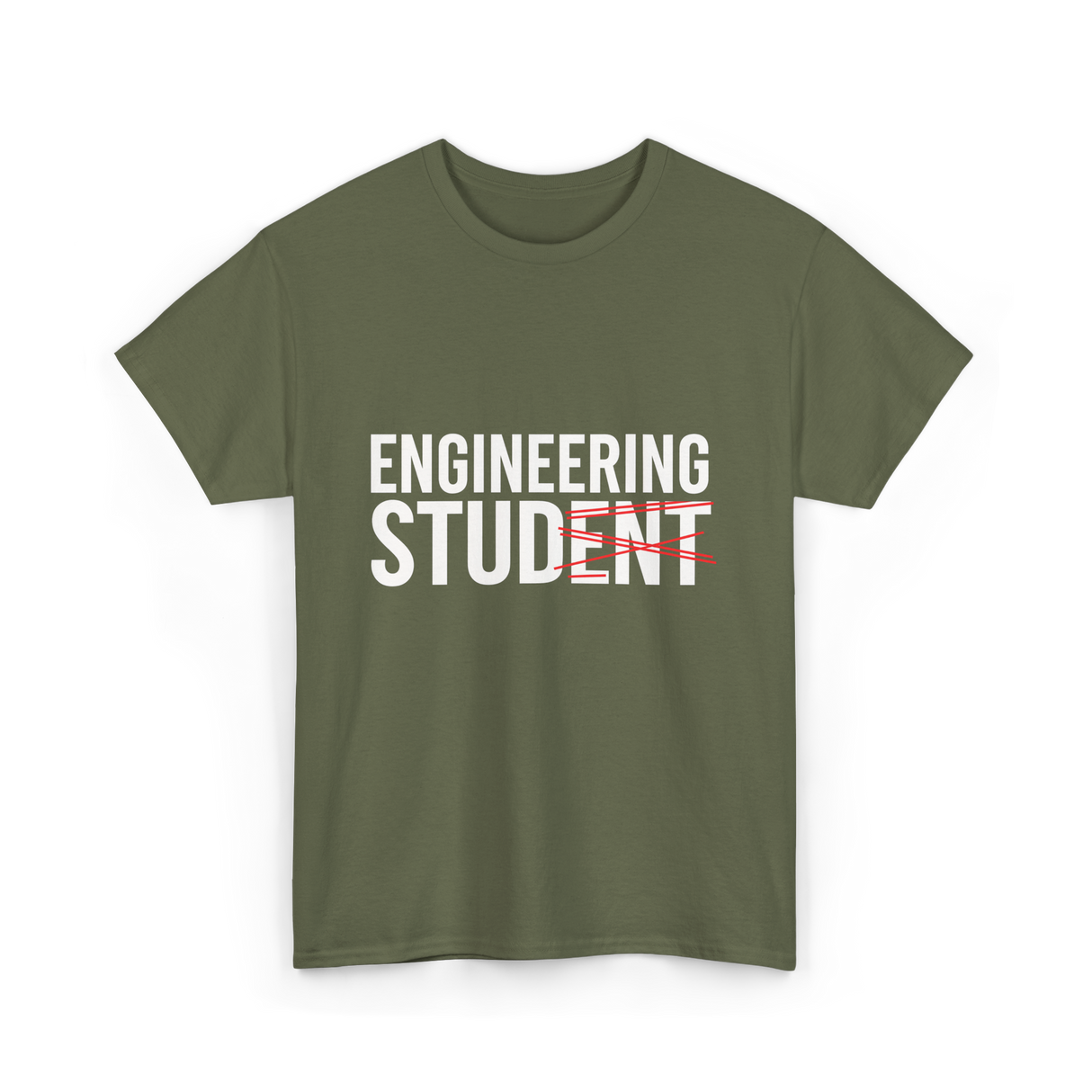 Future Mechanical Engineer Engineering T-Shirt - Military Green