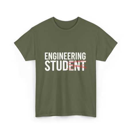 Future Mechanical Engineer Engineering T-Shirt - Military Green