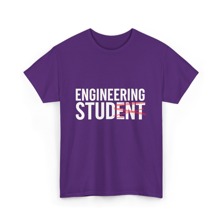 Future Mechanical Engineer Engineering T-Shirt - Purple