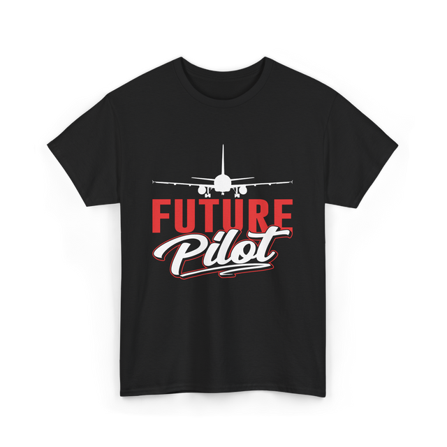 Future Pilot Aviation Pilot T-Shirt - Black