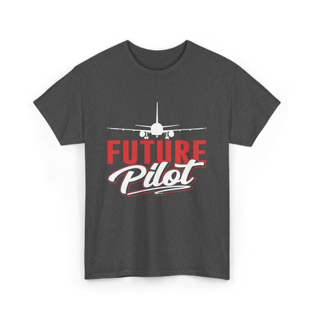 Future Pilot Aviation Pilot T-Shirt - Dark Heather