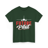 Future Pilot Aviation Pilot T-Shirt - Forest Green