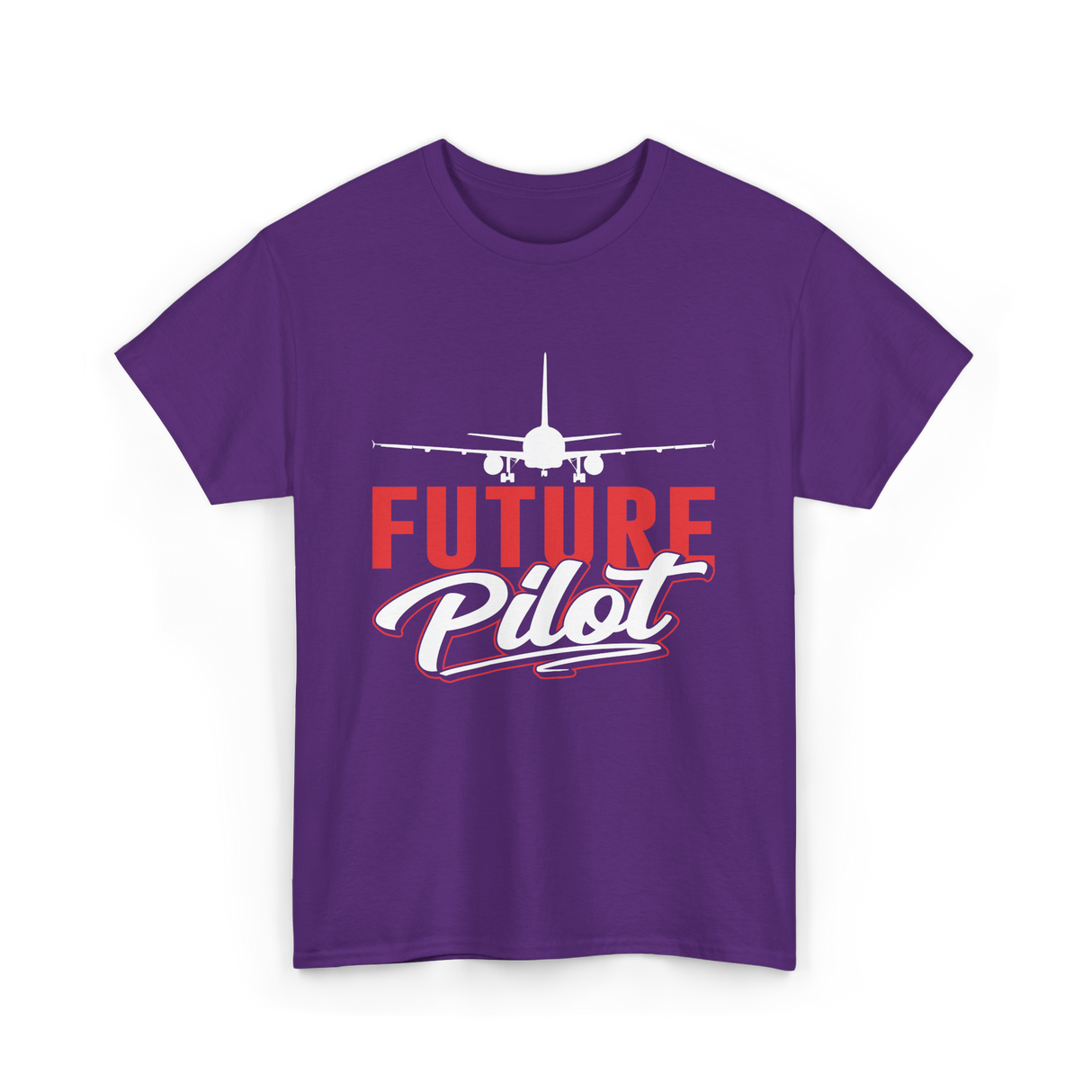 Future Pilot Aviation Pilot T-Shirt - Purple