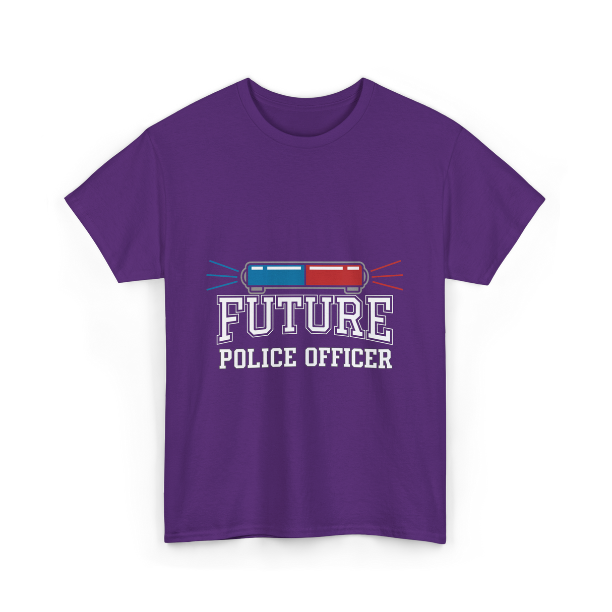 Future Police Officer Police Career T-Shirt - Purple