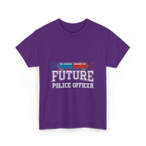 Future Police Officer Police Career T-Shirt - Purple