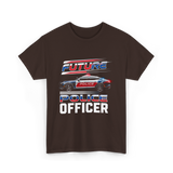 Future Police Officer Police Officer T-Shirt - Dark Chocolate