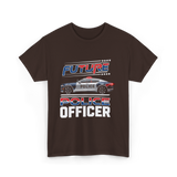 Future Police Officer Police Officer T-Shirt - Dark Chocolate