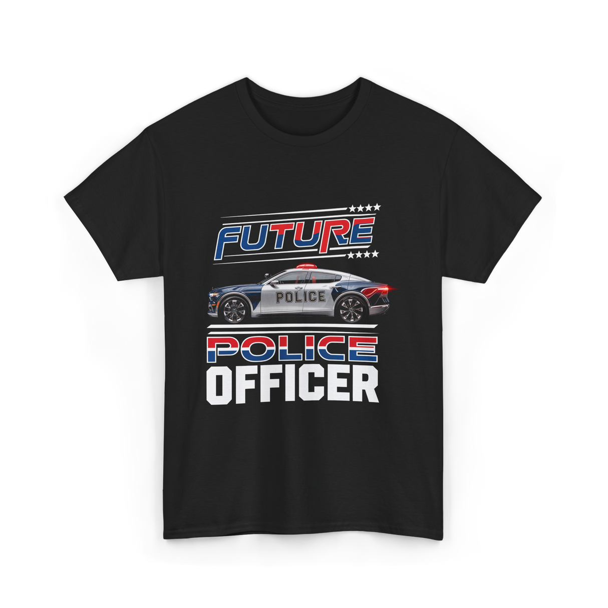 Future Police Officer Police Officer T-Shirt - Black