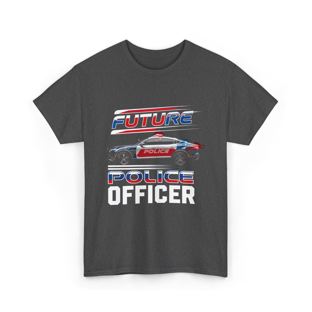 Future Police Officer Police Officer T-Shirt - Dark Heather