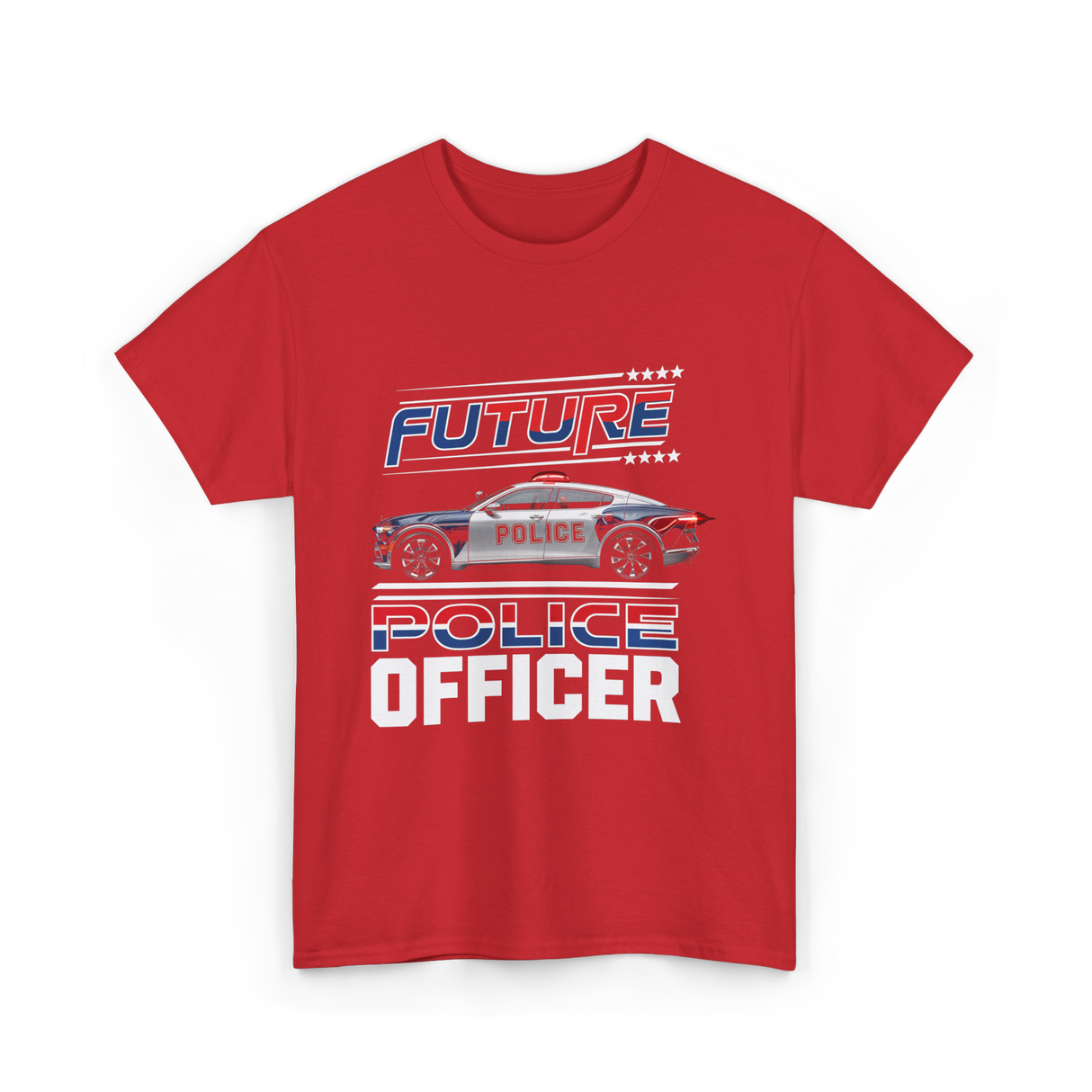 Future Police Officer Police Officer T-Shirt - Red