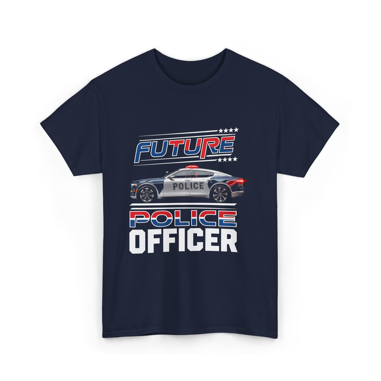 Future Police Officer Police Officer T-Shirt - Navy