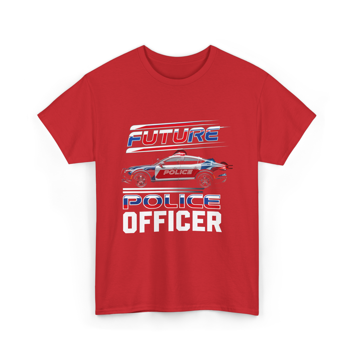 Future Police Officer Police Officer T-Shirt - Red