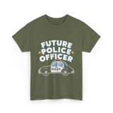 Future Police Officer Police T-Shirt - Military Green