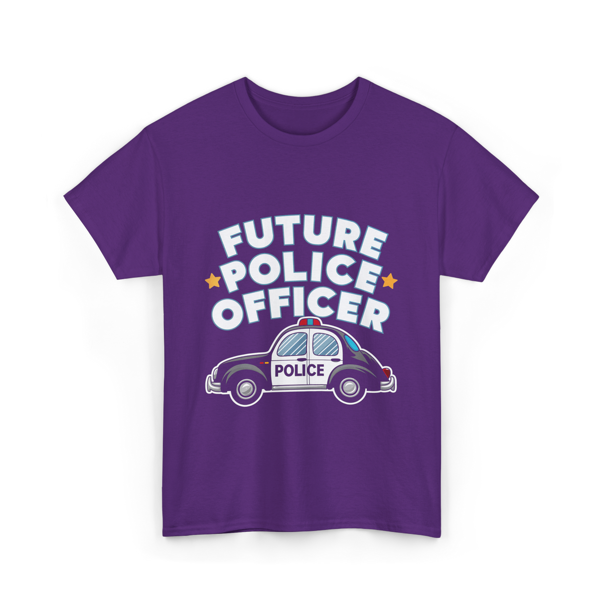 Future Police Officer Police T-Shirt - Purple