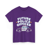 Future Police Officer Police T-Shirt - Purple