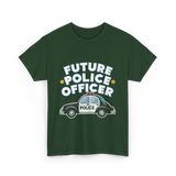 Future Police Officer Police T-Shirt - Forest Green