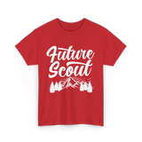 Future Scout Outdoor Hiking T-Shirt - Red