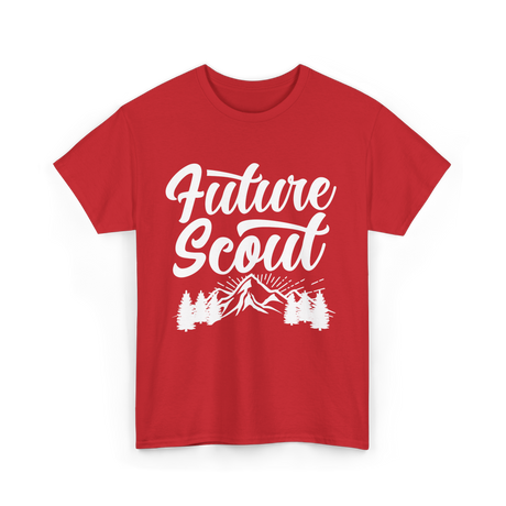 Future Scout Outdoor Hiking T-Shirt - Red