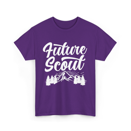 Future Scout Outdoor Hiking T-Shirt - Purple