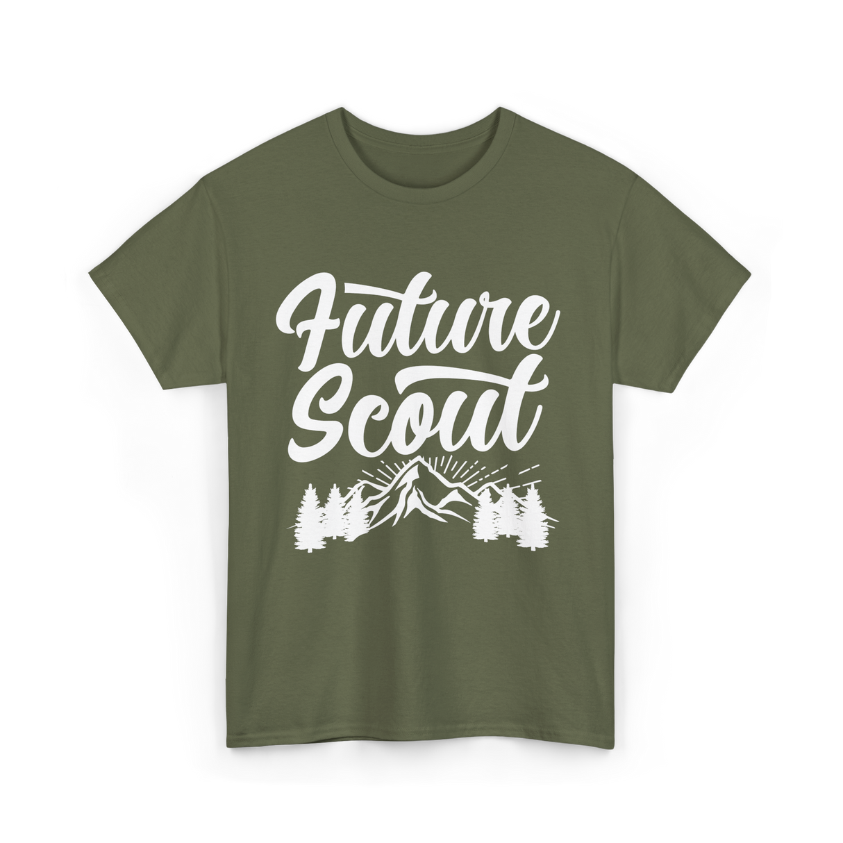 Future Scout Outdoor Hiking T-Shirt - Military Green