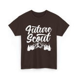 Future Scout Outdoor Hiking T-Shirt - Dark Chocolate