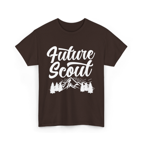 Future Scout Outdoor Hiking T-Shirt - Dark Chocolate