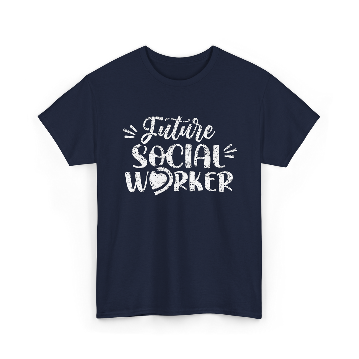 Future Social Worker Social Work T-Shirt - Navy