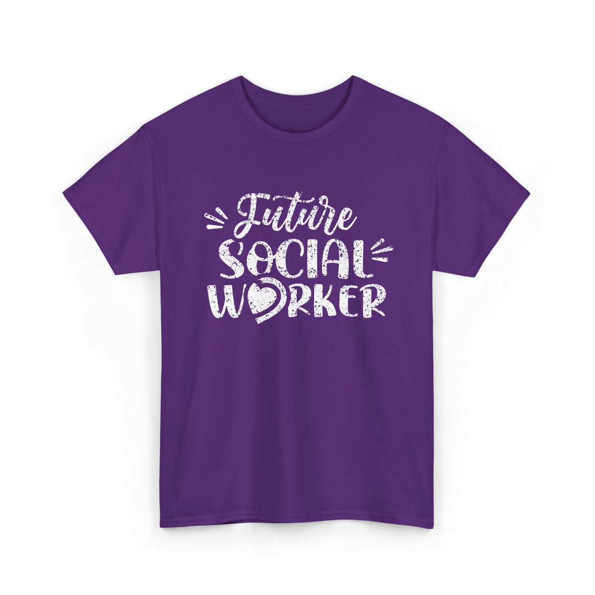 Future Social Worker Social Work T-Shirt - Purple