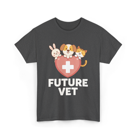 Future Vet Veterinary School Animals T-Shirt - Dark Heather