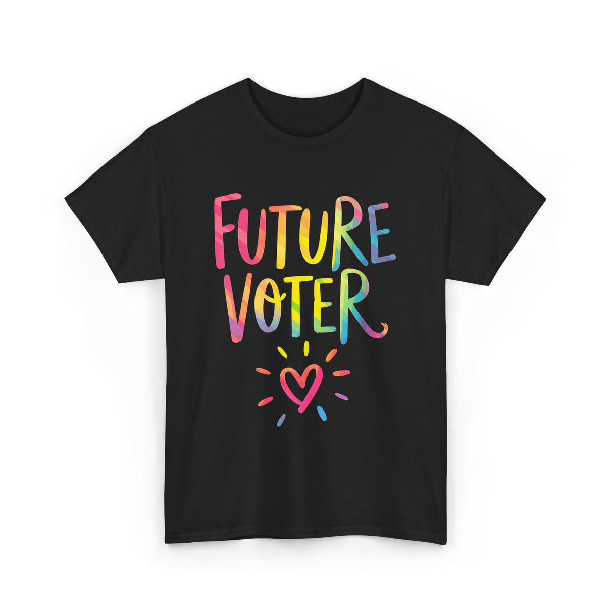 Future Voter Kids Voting T-Shirt - Black