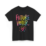 Future Voter Kids Voting T-Shirt - Black