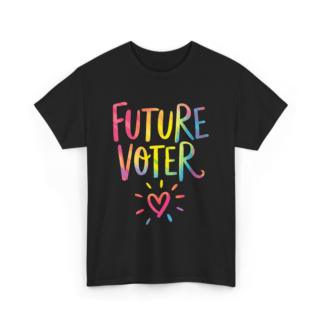 Future Voter Kids Voting T-Shirt - Black