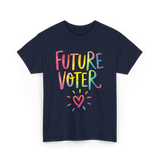 Future Voter Kids Voting T-Shirt - Navy