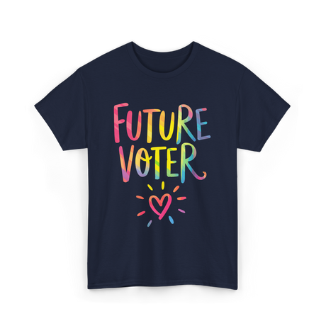 Future Voter Kids Voting T-Shirt - Navy