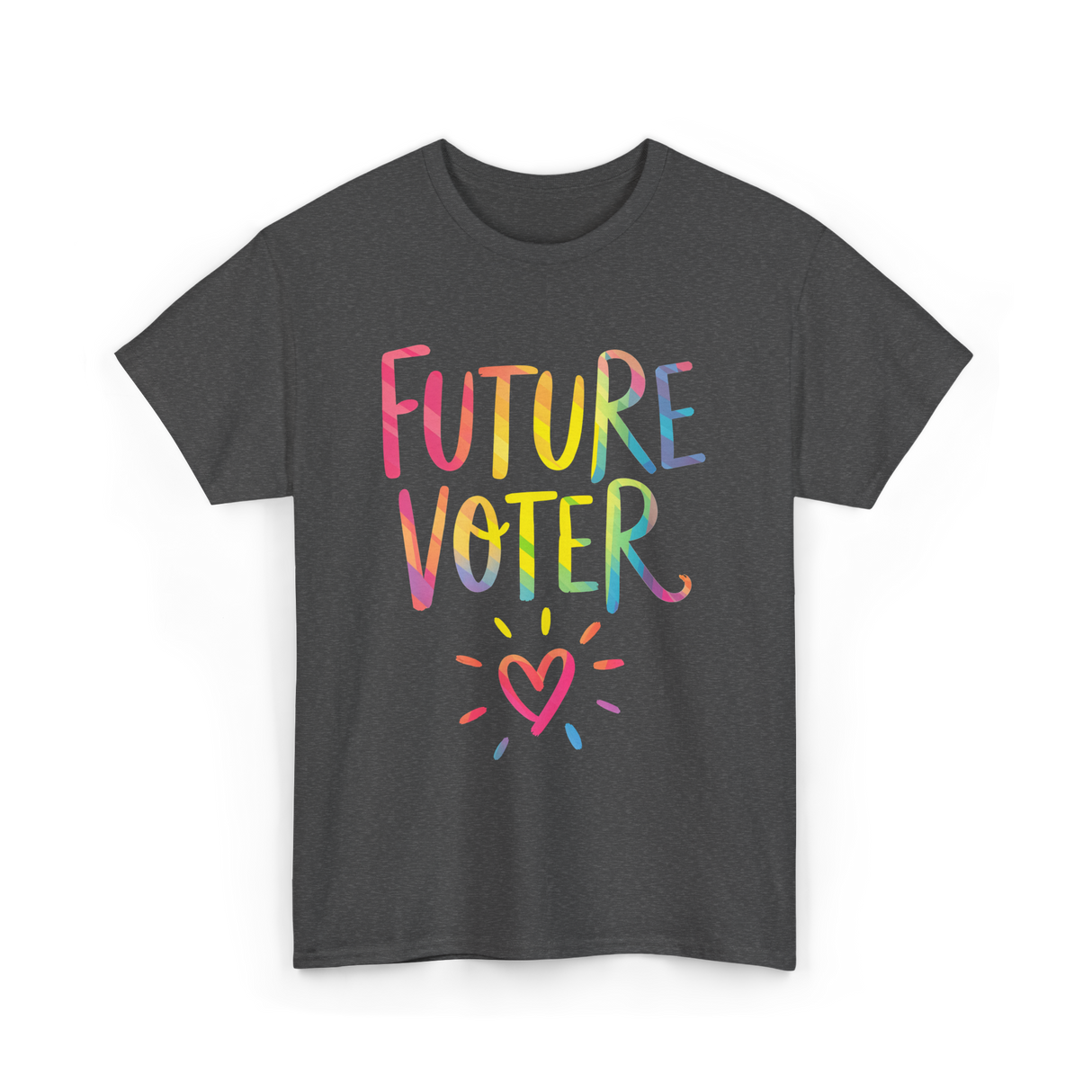 Future Voter Kids Voting T-Shirt - Dark Heather