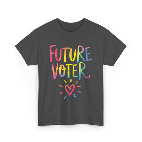 Future Voter Kids Voting T-Shirt - Dark Heather