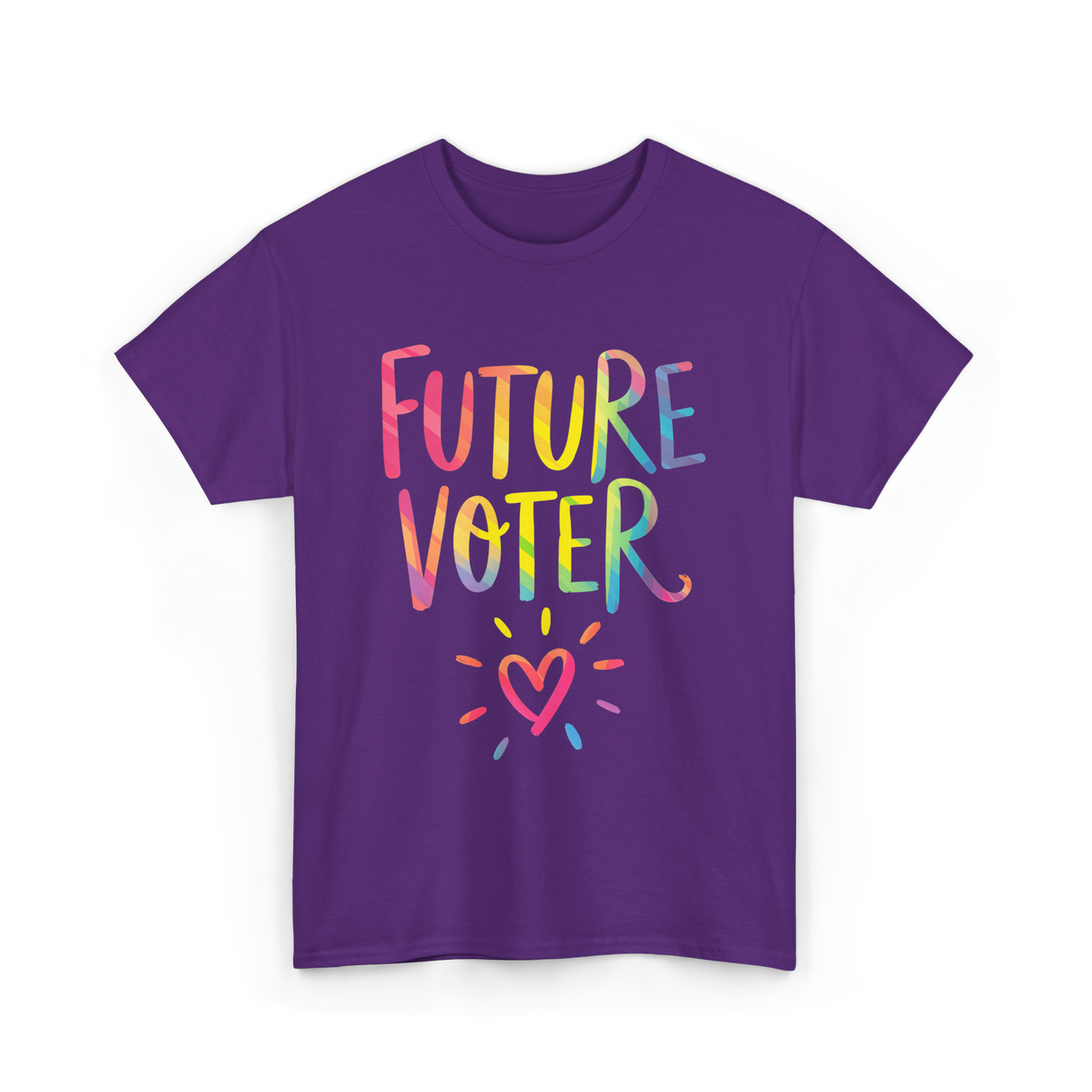 Future Voter Kids Voting T-Shirt - Purple