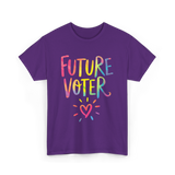 Future Voter Kids Voting T-Shirt - Purple