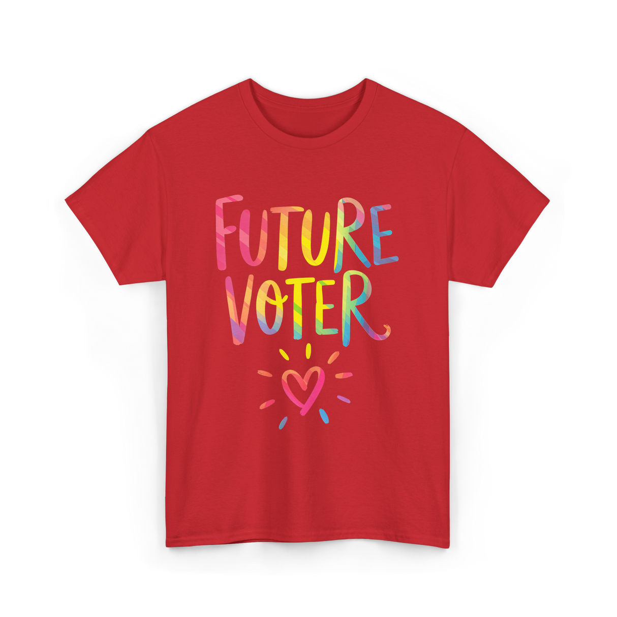 Future Voter Kids Voting T-Shirt - Red