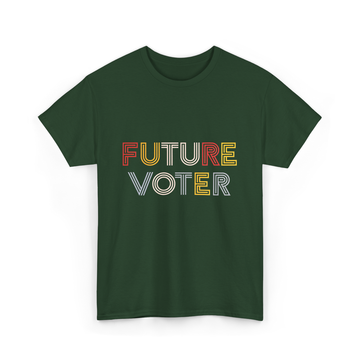 Future Voter Voting Elections T-Shirt - Forest Green